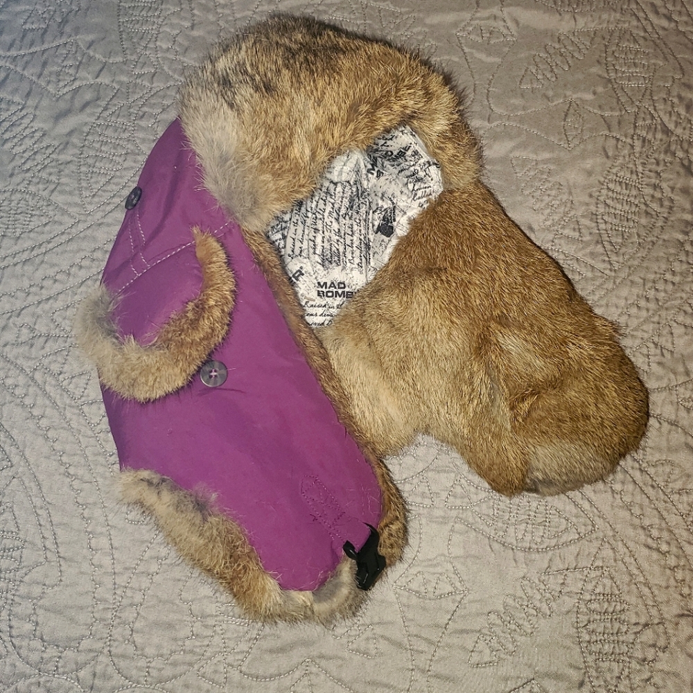 Women's Purple Mad Bomber Hat